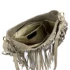 Camilla PREMIUM 10.002 taupe női bőr válltáska, oldaltáska 36 x 33 x 7 cm