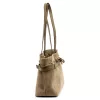 Camilla PREMIUM 10.005 taupe női bőr válltáska 42 x 24 x 13 cm