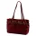 Camilla PREMIUM 10.005 bordó női bőr válltáska 42 x 24 x 13 cm