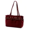 Camilla PREMIUM 10.005 bordó női bőr válltáska 42 x 24 x 13 cm