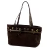 Camilla PREMIUM 10.005 barna női bőr válltáska 42 x 24 x 13 cm