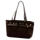 Camilla PREMIUM 10.005 barna női bőr válltáska 42 x 24 x 13 cm