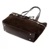 Camilla PREMIUM 10.005 barna női bőr válltáska 42 x 24 x 13 cm