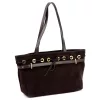 Camilla PREMIUM 10.005 barna női bőr válltáska 42 x 24 x 13 cm