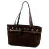 Camilla PREMIUM 10.005 barna női bőr válltáska 42 x 24 x 13 cm
