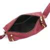Luka 25-087 bordó női bőr oldaltáska 27 x 14 x 11 cm