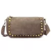 Luka 25-087 női mogyoró barna bőr oldaltáska 27 x 14 x 11 cm