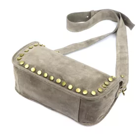 Luka 25-087 taupe női bőr oldaltáska 27 x 14 x 11 cm