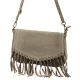 Luka 25-086 taupe női bőr válltáska, oldaltáska 27 x 17 x 6 cm