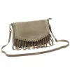 Luka 25-086 taupe női bőr válltáska, oldaltáska 27 x 17 x 6 cm
