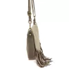 Luka 25-086 taupe női bőr válltáska, oldaltáska 27 x 17 x 6 cm