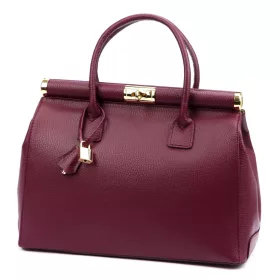  Luka 26-002 DOLLARO bordó női bőr kézitáska 35 x 26.5 x 15.5 cm