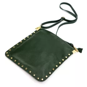   Luka 26-003 DOLLARO zöld női bőr oldaltáska 26 x 26 x 4 cm