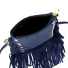 Luka 26-004 navy női bőr oldaltáska 21 x 16  x 3 cm