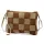 Luka 26-005 mogyoró barna-taupe női bőr kézitáska, oldaltáska 27 x 19 x 6 cm