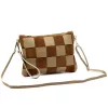 Luka 26-005 mogyoró barna-taupe női bőr kézitáska, oldaltáska 27 x 19 x 6 cm