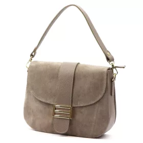   Luka 26-001 taupe női bőr kézitáska, oldaltáska 27 x 21 x 10 cm