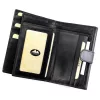 EL FORREST 866-67 RFID fekete férfi bőr pénztárca 14.5 x 9.5 x 3.5 cm