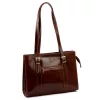 Florence 54 ZIP barna női bőr válltáska 36 x 27 x 12 cm