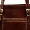 Florence 54 ZIP barna női bőr válltáska 36 x 27 x 12 cm