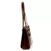 Florence 54 ZIP barna női bőr válltáska 36 x 27 x 12 cm