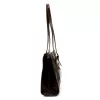 Florence 54 ZIP csokoládébarna női bőr válltáska 36 x 27 x 12 cm