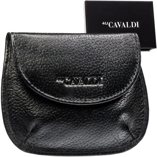 Cavaldi CW1997-NDM fekete női bőr pénztárca, kulcstartó 12 x 9.5 x 1 cm