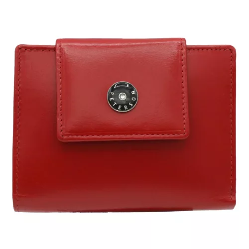 Peterson PTN 70616-9 NGV RFID piros női bőr pénztárca 12.5 x 10 x 2.5 cm
