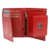 Peterson PTN 70616-9 NGV RFID piros női bőr pénztárca 12.5 x 10 x 2.5 cm