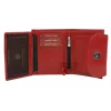 Peterson PTN 70614-9-NGV RFID piros női bőr pénztárca 12.5 x 10 x 2.5 cm