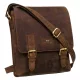 Peterson PTN 996-B-NSH barna férfi bőr oldaltáska 25 x 28 x 6 cm
