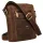 Peterson PTN 2505840-NSH barna férfi bőr oldaltáska 16 x 21 x 6 cm