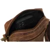 Peterson PTN 2505840-NSH barna férfi bőr oldaltáska 16 x 21 x 6 cm