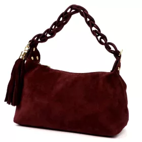   Luka 26-032 bordó női bőr kézitáska, oldaltáska 26 x 21 x 11 cm