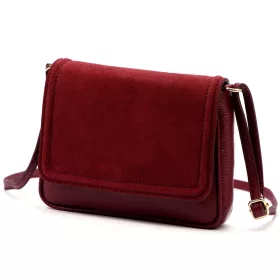 Luka 26-016 bordó női bőr oldaltáska 21 x 16 x 8 cm