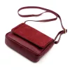Luka 26-016 bordó női bőr oldaltáska 21 x 16 x 8 cm
