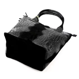   Luka 26-026 női krokodil mintás bőr válltáska, shopper 40 x 36 x 19 cm
