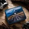 Peterson PTN 304G HUNTER férfi fekete bőr pénztárca 12 x 9.5 x 2.5 cm