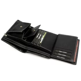   Money Kepper CC 5400 fekete férfi bőr pénztárca 9.5 x 13 x 2 cm