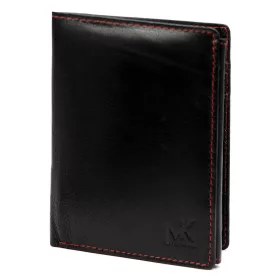   Money Kepper CC 5400 fekete-piros férfi bőr pénztárca 9.5 x 13 x 2 cm