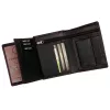 Money Kepper CC 5400 fekete-piros férfi bőr pénztárca 9.5 x 13 x 2 cm