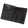 Money Kepper CC 5400 fekete-piros férfi bőr pénztárca 9.5 x 13 x 2 cm