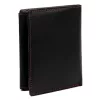 Money Kepper CC 5400 fekete-piros férfi bőr pénztárca 9.5 x 13 x 2 cm