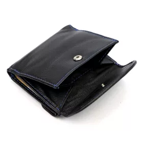   Money Kepper CC 3653 fekete férfi bőr pénztárca 9 x 7 x 2.5 cm