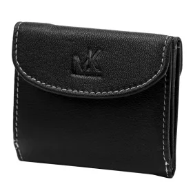   Money Kepper CC 3653 fekete férfi bőr pénztárca 9 x 7 x 2.5 cm