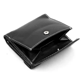   Money Kepper CC 3653 fekete férfi bőr pénztárca 9 x 7 x 2.5 cm