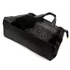 Luka 26-034 CROCO fekete krokodil mintás női bőr kézitáska 40 x 28 x 15 cm