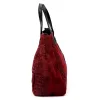 Luka 26-034 CROCO bordó női bőr kézitáska 40 x 28 x 15 cm