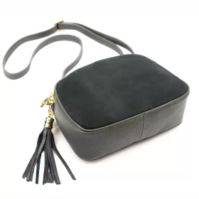 Luka 26-035 szürke női bőr oldaltáska 23 x 16 x 9 cm