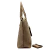 Luka 26-028  női taupe bőr válltáska, shopper  42 x 35 x 16 cm
